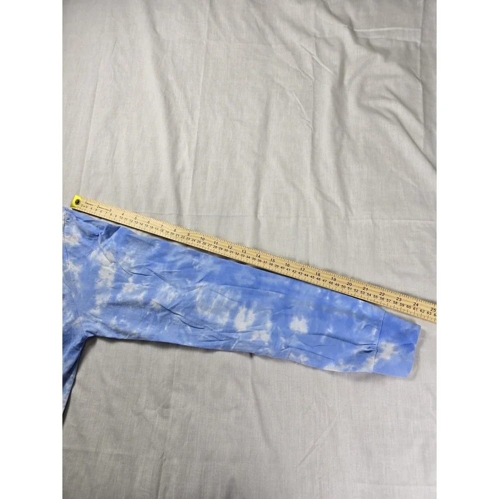 Teton Gravity Research Shirt Mens Small Blue Long Sleeve Grateful Dead Tie Dye